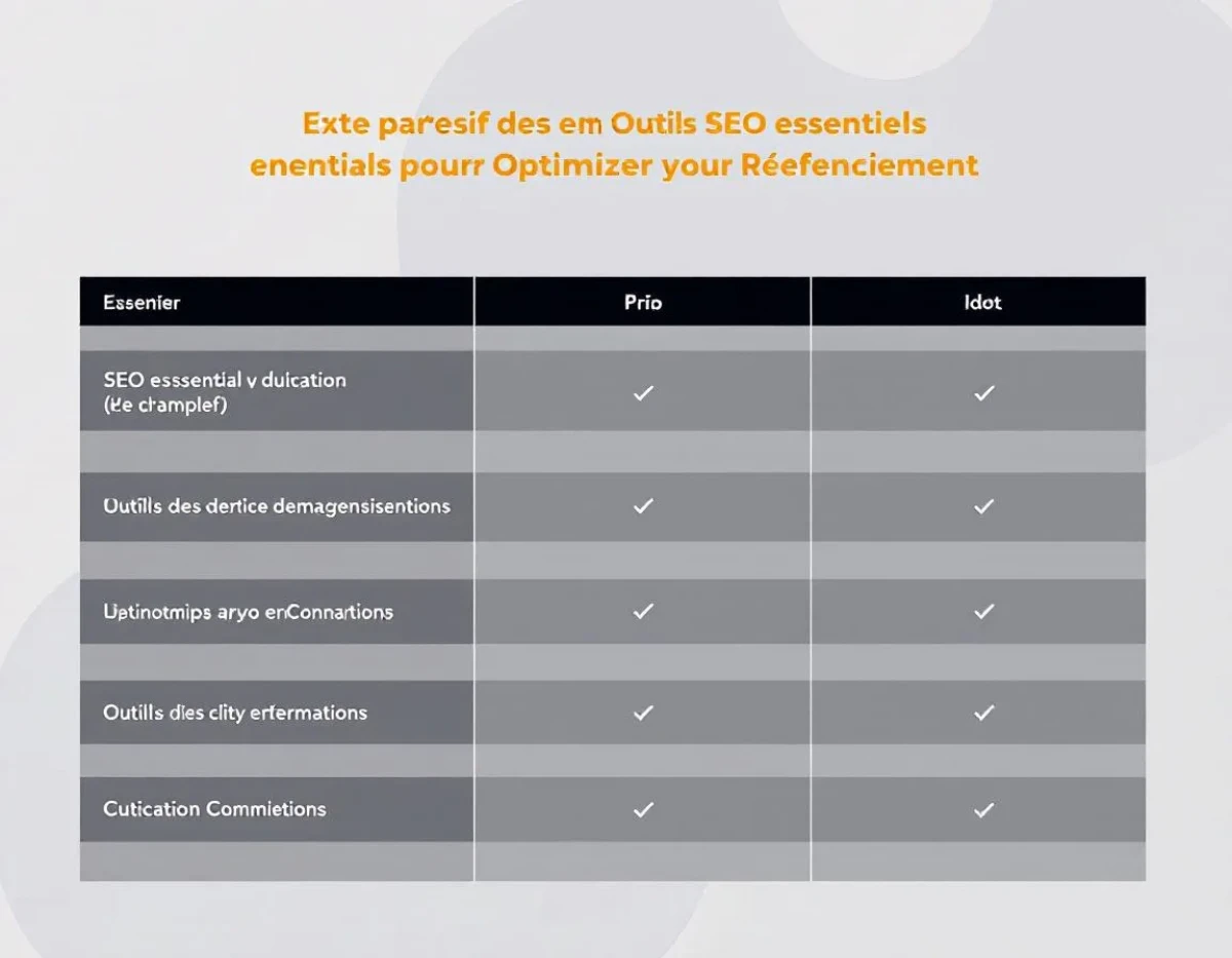 Comparatif des Outils SEO Essentiels pour Optimiser votre Référencement