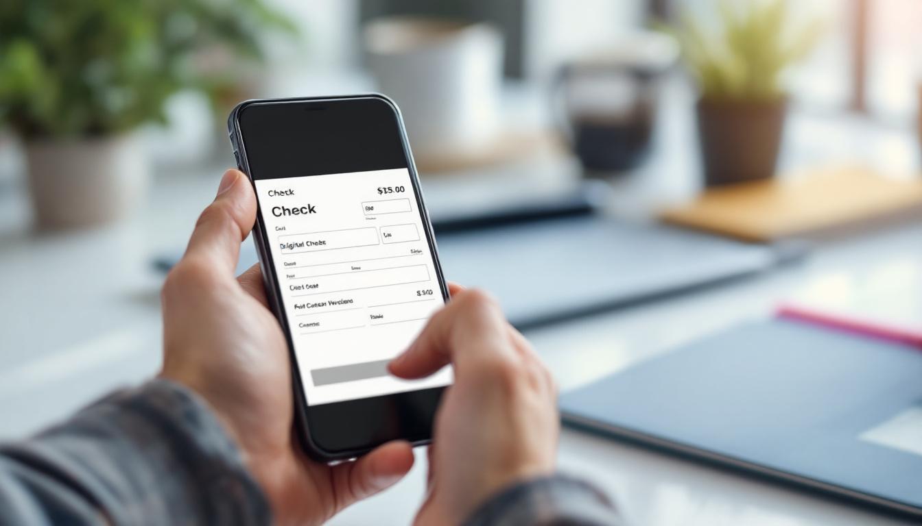 Comment remplir cheque avec votre smartphone