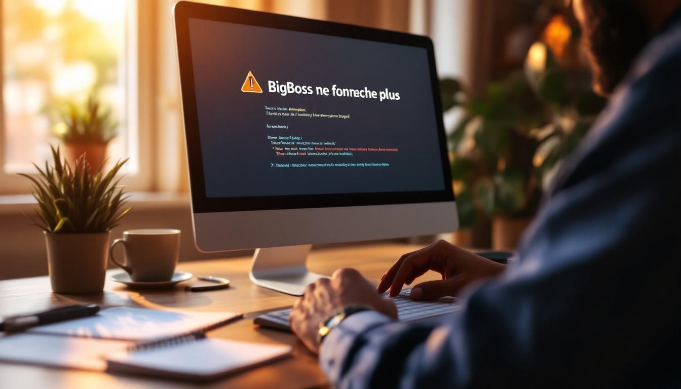 BigBoss ne fonctionne plus : 5 solutions efficaces